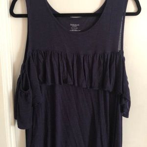 Motherhood maternity blouse navy